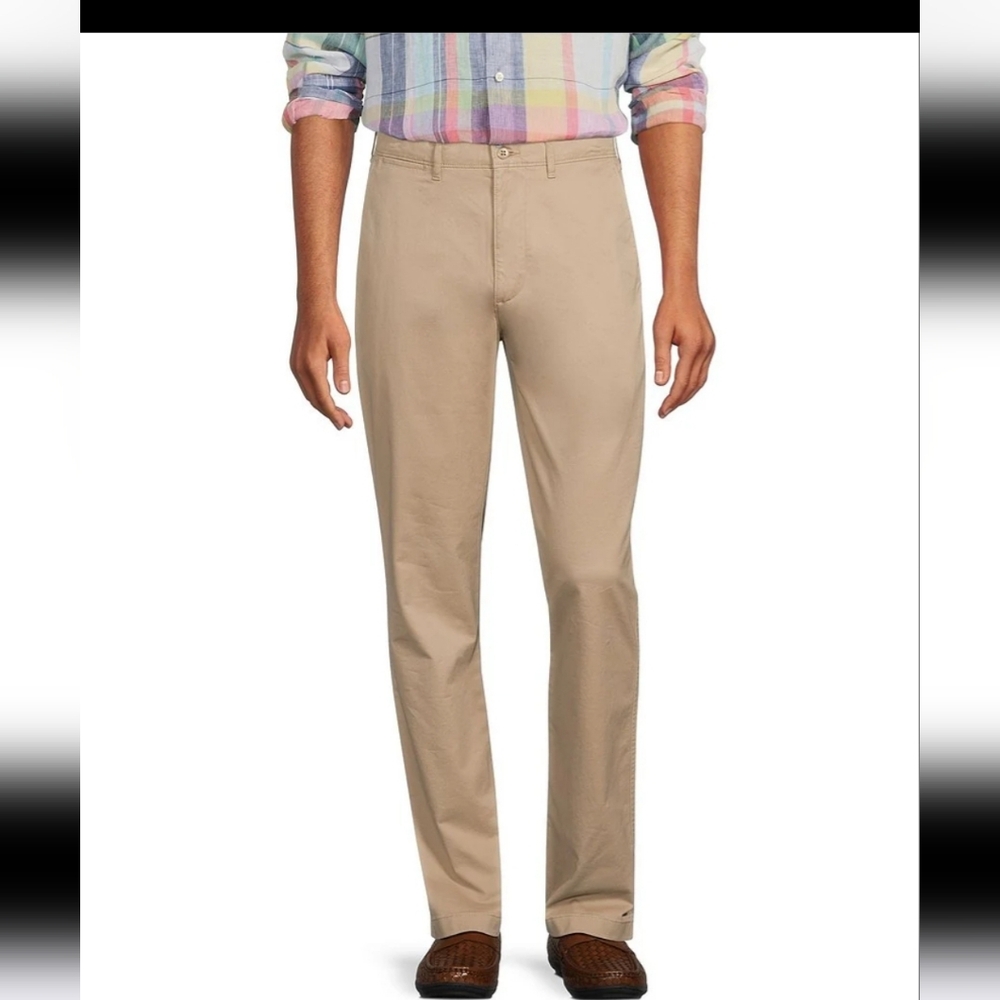 Men's Straight-Fit Chino Pants in Tan